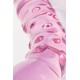 Двусторонний фаллоимитатор Sexus Glass, стекло, розовый, 20,5 см