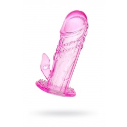 Насадка на пенис TOYFA, TPE, розовый, 13 см 10074460 Насадка на пенис TOYFA, TPE, розовый, 13 см 10074460