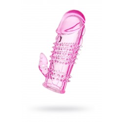 Насадка на пенис TOYFA, TPE, розовый, 13 см 10074458 Насадка на пенис TOYFA, TPE, розовый, 13 см 10074458