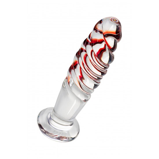 Анальная втулка Sexus Glass, стекло, прозрачная, 15,5 см, Ø 3,5 см