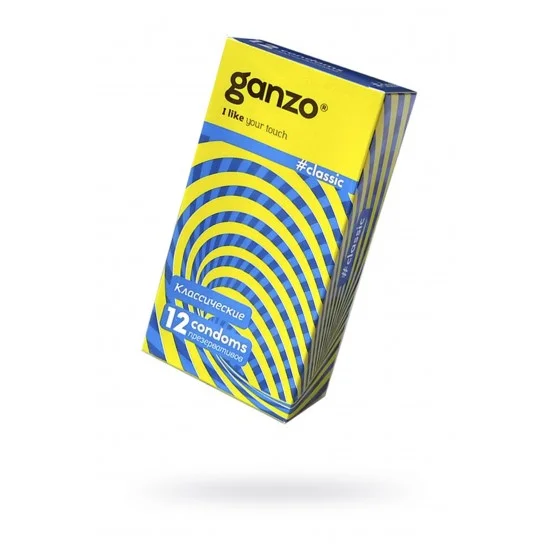 Презервативы Ganzo Classic, классические, с обильной смазкой, латекс, 18,5 см, 12 шт 0701-002 Презервативы Ganzo Classic, классические, с обильной смазкой, латекс, 18,5 см, 12 шт 0701-002