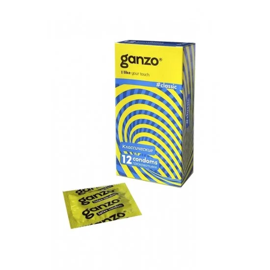 Презервативы Ganzo Classic, классические, с обильной смазкой, латекс, 18,5 см, 12 шт 0701-002 Презервативы Ganzo Classic, классические, с обильной смазкой, латекс, 18,5 см, 12 шт 0701-002