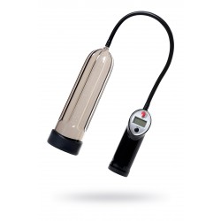 Помпа для пениса Sexus Men Expert, полуавтоматическая, с манометром, ABS пластик, черная, 27 см, Ø 7 Помпа для пениса Sexus Men Expert, полуавтоматическая, с манометром, ABS пластик, черная, 27 см, Ø 7