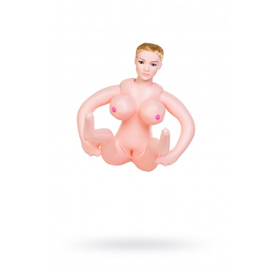 Кукла надувная Dolls-X by TOYF Liliana с реалистичной головой, блондинка, с двумя отверстиями