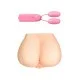 Мастурбатор реалистичный TOYFA Juicy Pussy Monique, с вибрацией,  вагина и анус,TPR, телесный, 17 см 893014