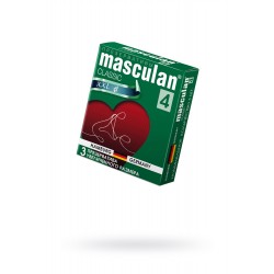 Презервативы Masculan Classic 4, 3 шт. Увеличенного размера (XXL) розового цвета Презервативы Masculan Classic 4, 3 шт. Увеличенного размера (XXL) розового цвета