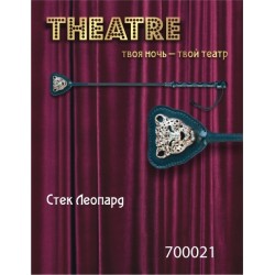 Стек TOYFA Theatre, пластик, кожа, черный ,21 см Стек TOYFA Theatre, пластик, кожа, черный ,21 см