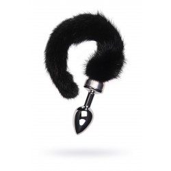 Анальная втулка Metal by TOYFA, металл, серебряная, с черным хвостом, 32 см, Ø 2,9 см, 175 г Анальная втулка Metal by TOYFA, металл, серебряная, с черным хвостом, 32 см, Ø 2,9 см, 175 г