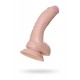 Реалистичный фаллоимитатор TOYFA RealStick Nude, PVC, телесный, 18 см