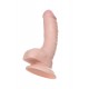 Реалистичный фаллоимитатор TOYFA RealStick Nude, PVC, телесный, 18 см