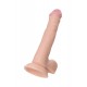 Реалистичный фаллоимитатор TOYFA RealStick Nude, PVC, телесный, 22,5 см