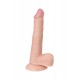 Реалистичный фаллоимитатор TOYFA RealStick Nude, PVC, телесный, 22,5 см