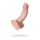 Реалистичный фаллоимитатор TOYFA RealStick Nude, PVC, телесный, 15 см