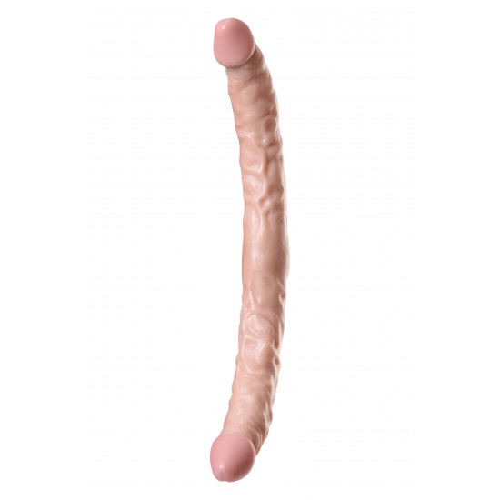 Двусторонний фаллоимитатор TOYFA RealStick Nude реалистичный, PVC, телесный, 42,5 см