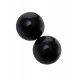 Вагинальные шарики Sexus Glass, стекло, черные, Ø 3,2 см
