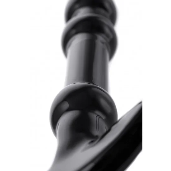Нереалистичный фаллоимитатор Sexus Glass, стекло, черный, 19 см 912235