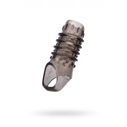 Насадка ToyFa XLover, для увеличения размера, TPE, черная прозрачная, 10,5 см Насадка ToyFa XLover, для увеличения размера, TPE, черная прозрачная, 10,5 см