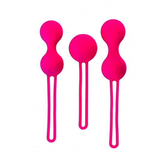 Вагинальные шарики A-Toys by TOYFA Redvil, силикон, розовые, 16,5 см