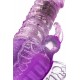 Вибратор с клиторальным стимулятором TOYFA  A-Toys Serk High-Tech fantasy, TPE, фиолетовый, 24,5 см