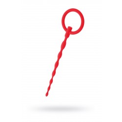 Уретральный плаг Black & Red by TOYFA, силикон, красный, 16 см Уретральный плаг Black & Red by TOYFA, силикон, красный, 16 см