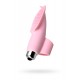 Вибронасадка на палец JOS TWITY для прелюдии, силикон, розовая, 10,2 см