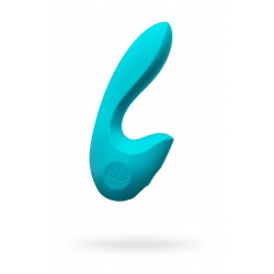 Нереалистичный вибратор Sense Max, силикон, голубой, 16 см