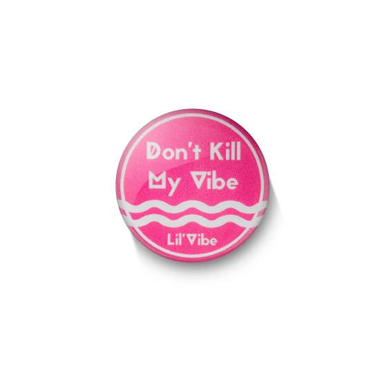 Нереалистичный вибратор Lil'Vibe, силикон, розовый, 10 см