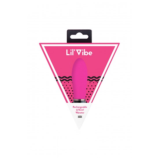 Нереалистичный вибратор Lil'Vibe, силикон, розовый, 10 см