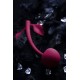 Вагинальный шарик JOS CHERRY, силикон, бордовый, 14,5 см