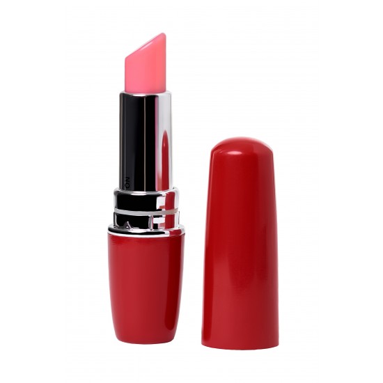 Вибромассажер A-Toys by TOYFA Lipstick, ABS пластик, красный, 9 см