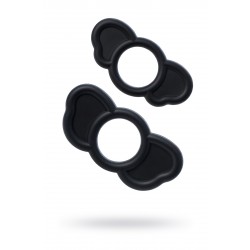 Набор эрекционных колец Sexus Men ELEPHANT RINGS, силикон, чёрный Набор эрекционных колец Sexus Men ELEPHANT RINGS, силикон, чёрный