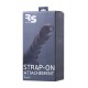 Насадка для страпона RealStick Strap-On by TOYFA Axel, PVC, чёрный, 17,5 см