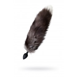 Анальная втулка с хвостом чернобурой лисы POPO Pleasure by TOYFA, M, силикон, черная, 45 см, Ø 3,3 см Анальная втулка с хвостом чернобурой лисы POPO Pleasure by TOYFA, M, силикон, черная, 45 см, Ø 3,3 см