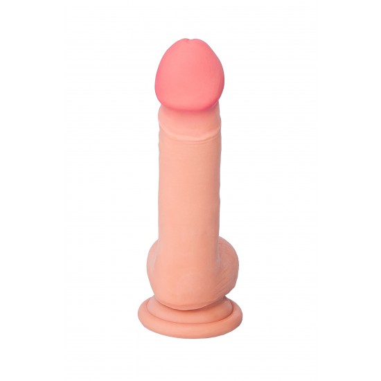 Реалистичный фаллоимитатор TOYFA RealStick Elite DILDO, TPR, телесный, 18,5 см