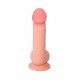 Реалистичный фаллоимитатор TOYFA RealStick Elite DILDO, TPR, телесный, 18,5 см