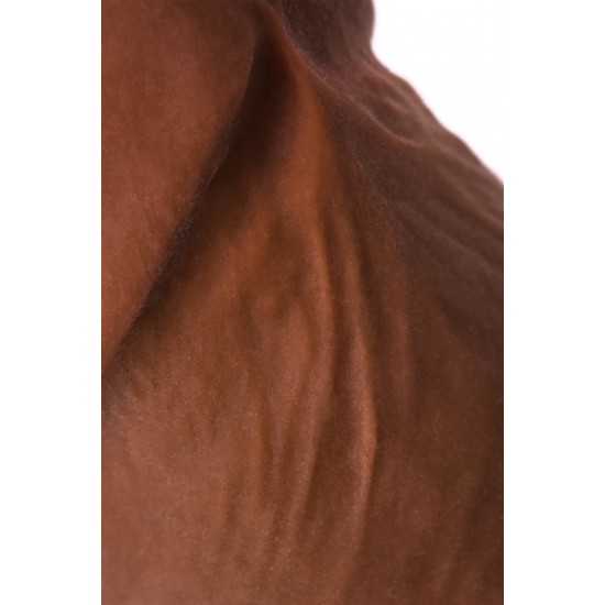 Реалистичный фаллоимитатор TOYFA RealStick Elite Mulatto, коричневый, 16 см