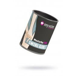 Мастурбатор Mystim MasturbaTIN Swirl Gir, TPE, белый, 4,5 см Мастурбатор Mystim MasturbaTIN Swirl Gir, TPE, белый, 4,5 см
