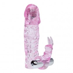 Насадка ажурная с вибрацией и стимулятором клитора Ultimate Love Sleeve Насадка ажурная с вибрацией и стимулятором клитора Ultimate Love Sleeve