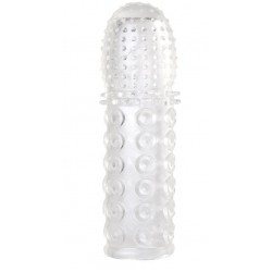 Насадка рельефная TOYFA, TPE, прозрачный, 13,5 см Насадка рельефная TOYFA, TPE, прозрачный, 13,5 см