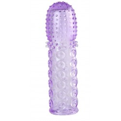 Насадка рельефная TOYFA, TPE, фиолетовый, 13,5 см Насадка рельефная TOYFA, TPE, фиолетовый, 13,5 см