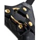 Страпон на трусиках из перфорированной кожи Designer Strap-On 3984-23 PD
