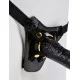 Страпон на трусиках из перфорированной кожи Designer Strap-On 3984-23 PD