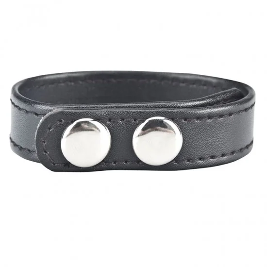 Кольцо на пенис SNAP COCK RING из искусственной кожи на клепках BLM1724 Кольцо на пенис SNAP COCK RING из искусственной кожи на клепках BLM1724