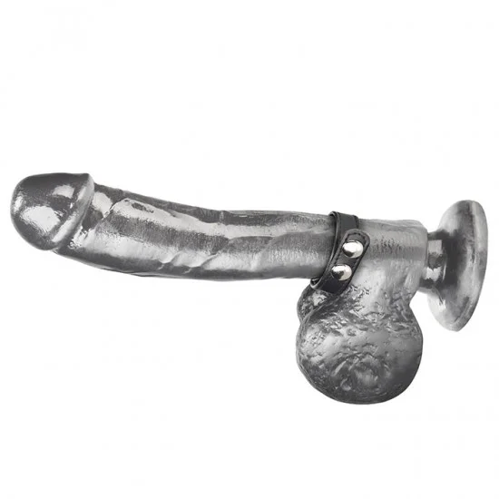 Кольцо на пенис SNAP COCK RING из искусственной кожи на клепках BLM1724 Кольцо на пенис SNAP COCK RING из искусственной кожи на клепках BLM1724