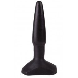 Чёрный анальный плаг на широком основании - 11,5 см. Чёрный анальный плаг на широком основании - 11,5 см.