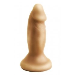 Телесная анальная пробка-фаллос - 12 см. Телесная анальная пробка-фаллос - 12 см.