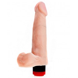 Упругий вибратор с мошонкой ART-Style №10 - 21,5 см. Упругий вибратор с мошонкой ART-Style №10 - 21,5 см.