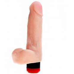 Упругий вибратор с большой мошонкой ART-Style №14 - 20 см. Упругий вибратор с большой мошонкой ART-Style №14 - 20 см.