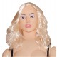 Кукла блондинка Natalie Liebespuppe с вибрацией с 3D головой. с одеждой трусы+ бюстгалтер