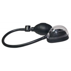 Помпа женская вакуумная для половых губ и клитора The Black Treasure Pussy